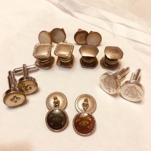 Vintage cuff link bundle!